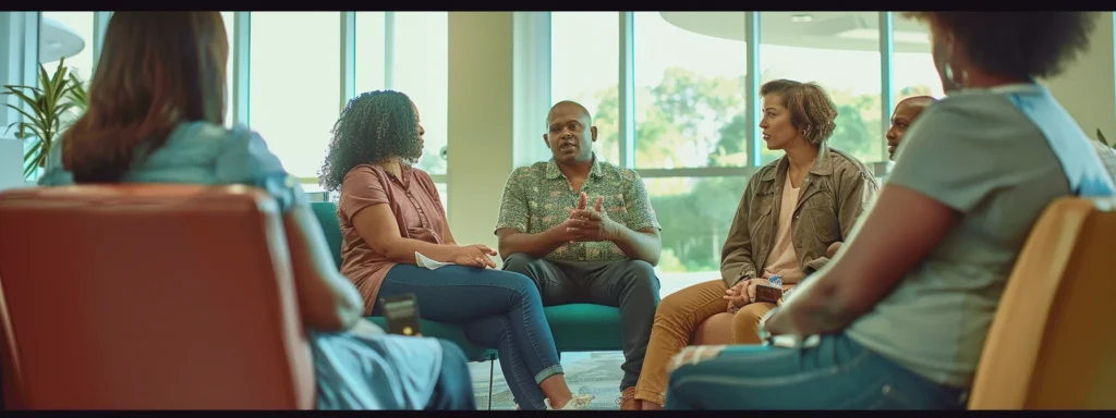 a serene and empowering scene depicting a diverse group of individuals in a bright mental health facility, symbolizing unity and advocacy, as they engage in a vibrant discussion about patient rights and mental health awareness under soft, natural lighting.