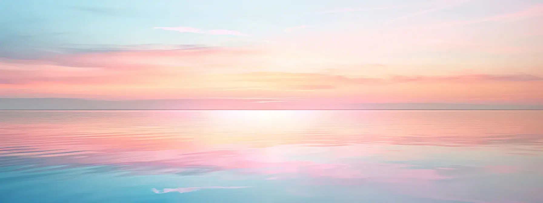 a serene landscape at sunrise, with a tranquil lake reflecting soft pastels, symbolizing the journey of understanding and managing anxiety through reflection and clarity.