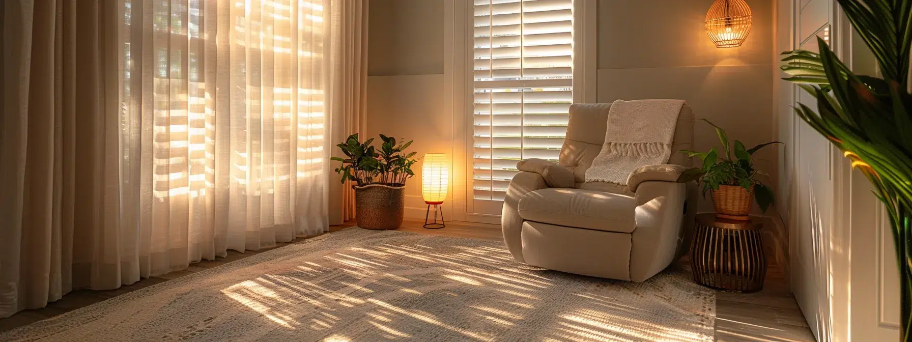 a serene therapy room bathed in soft, natural light, featuring a comfortable armchair and calming decor that embodies the essence of healing and professional support for anxiety and depression treatments.